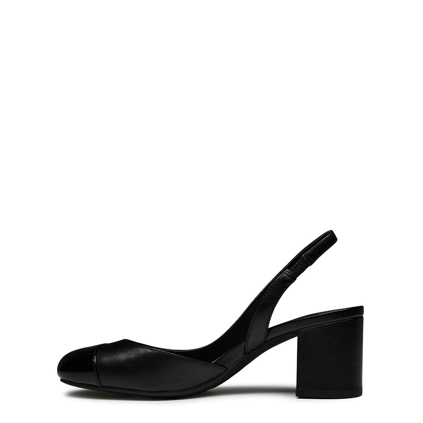  Perla Slingback Heels Black