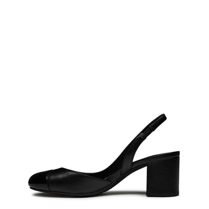  Perla Slingback Heels Black