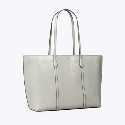 Tory Burch Perry Distressed Tote Light Granite