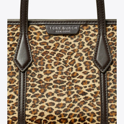 Tory Burch Perry Leopard Mini Tote Multi