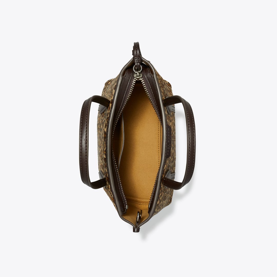 Tory Burch Perry Leopard Mini Tote Multi