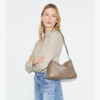 Tory Burch Perry Shoulder Bag Wild Mushroom