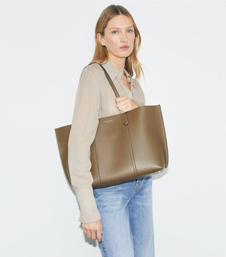 トートバッグ TORY BURCH TOTES MUSHROOM Tory Burch Small Romy Leather Tote - Wild Mushroom