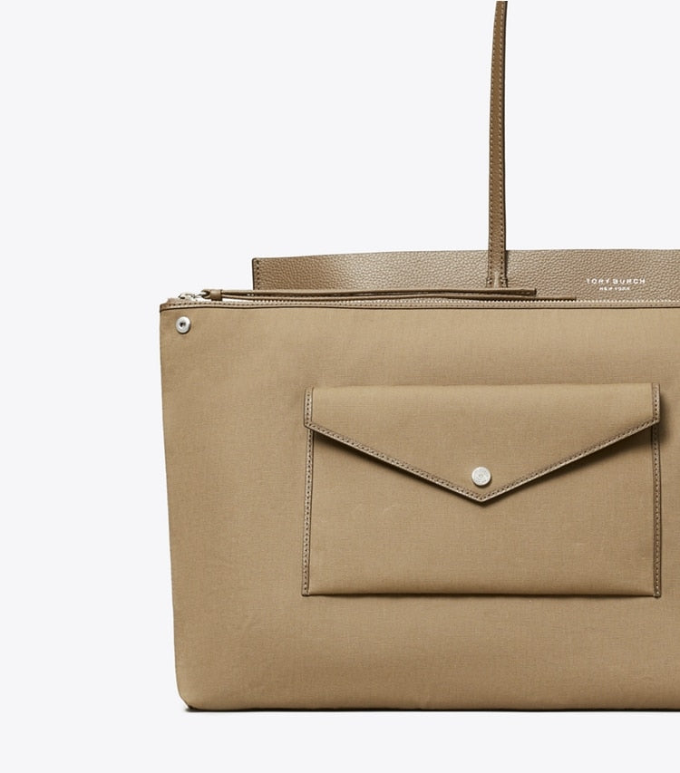 Tory Burch Perry Tote Wild Mushroom – Kicks Machine