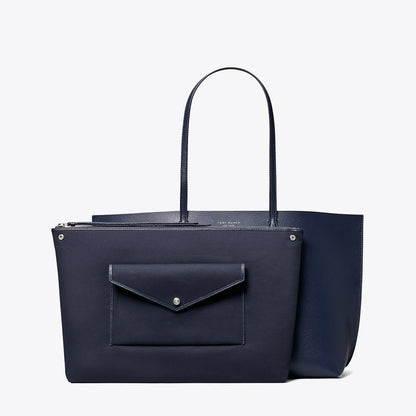 Tory Burch Perry Tote Dark Sky