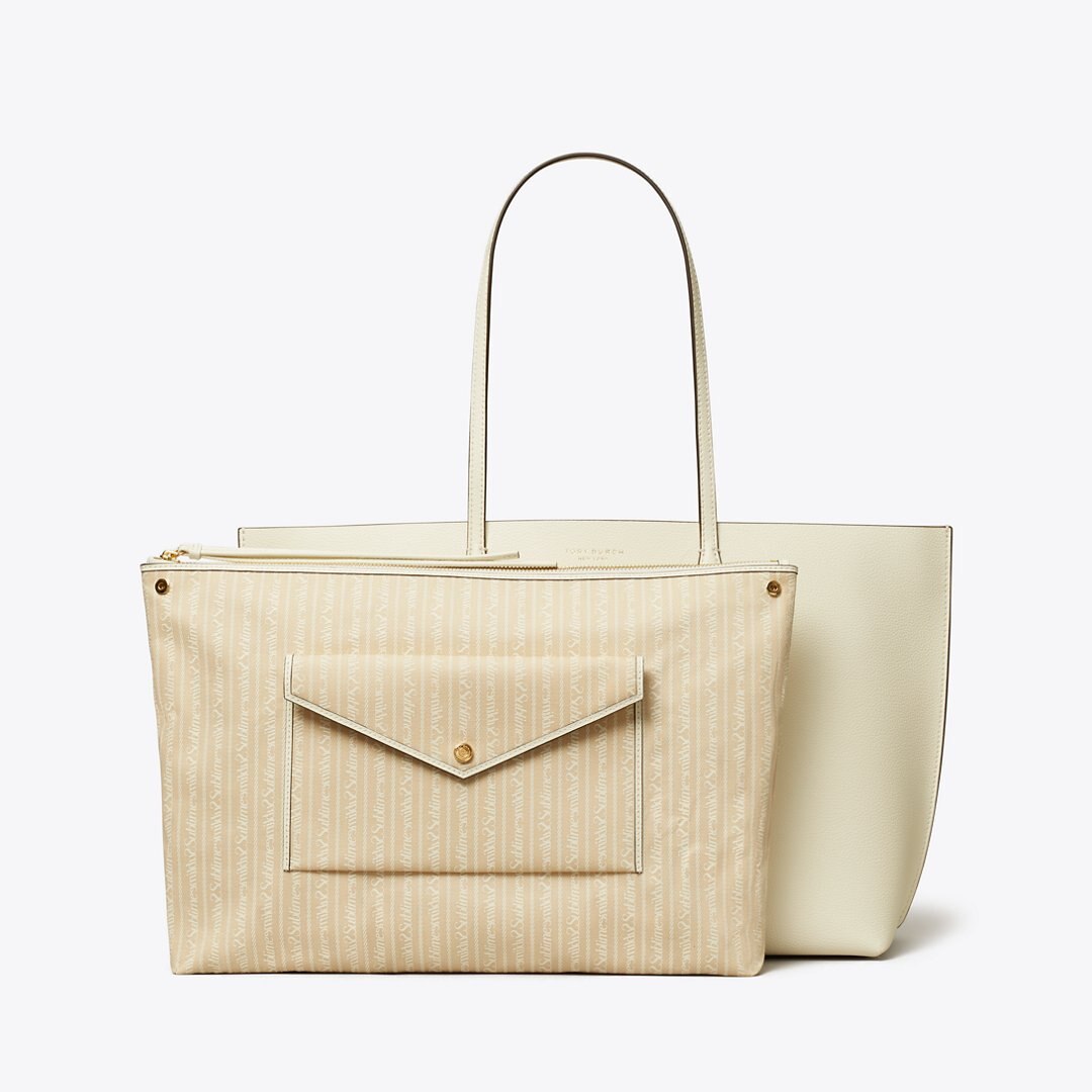 Tory Burch Perry Tote Warm White