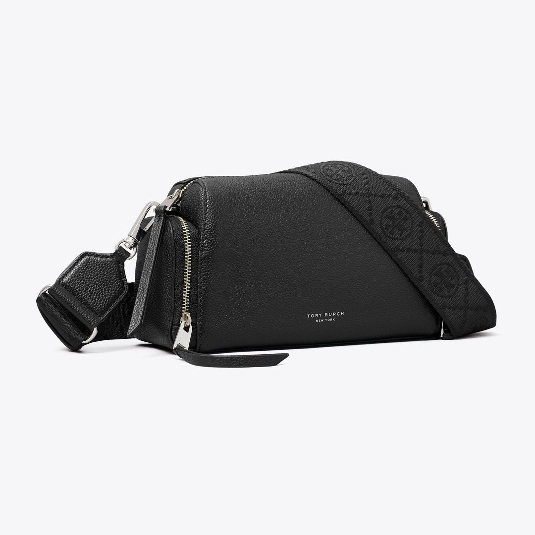 Tory Burch Perry Voyager Crossbody Bag Black