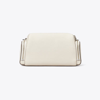Tory Burch Perry Voyager Crossbody Bag Light Cream