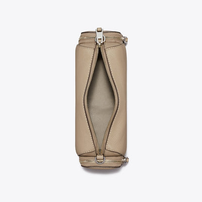 Tory Burch Perry Voyager Crossbody Bag Soft Cement