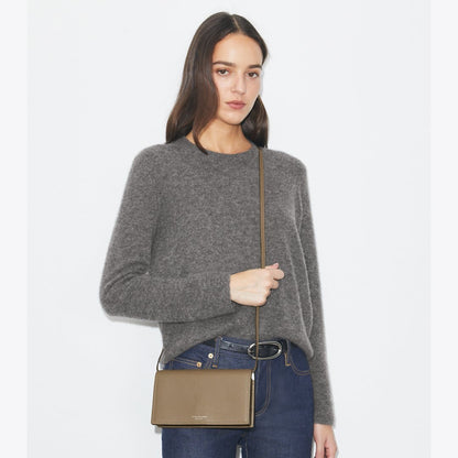 Tory Burch Perry Wallet Crossbody Wild Mushroom
