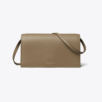 Tory Burch Perry Wallet Crossbody Wild Mushroom