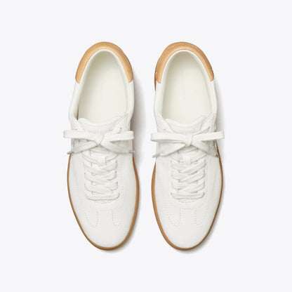 Tory Burch Phoenix Sneaker WHITE / WHITE / BRUSHED ALMOND