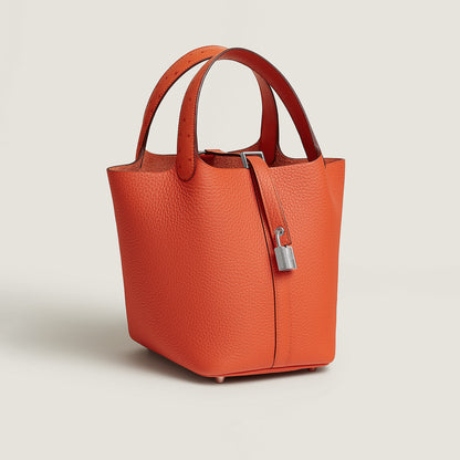  Hermes Picotin Lock 18 Bag Tangerine