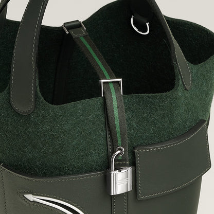  Hermes Picotin Lock 18 Bag Vert Fonc