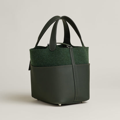  Hermes Picotin Lock 18 Bag Vert Fonc