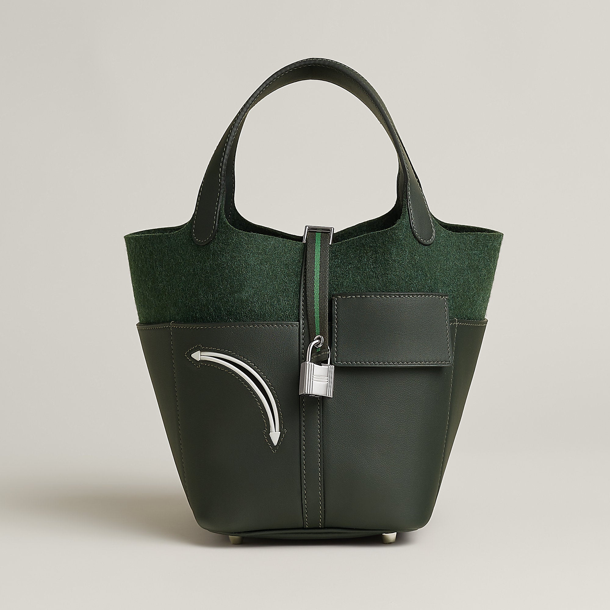  Hermes Picotin Lock 18 Bag Vert Fonc