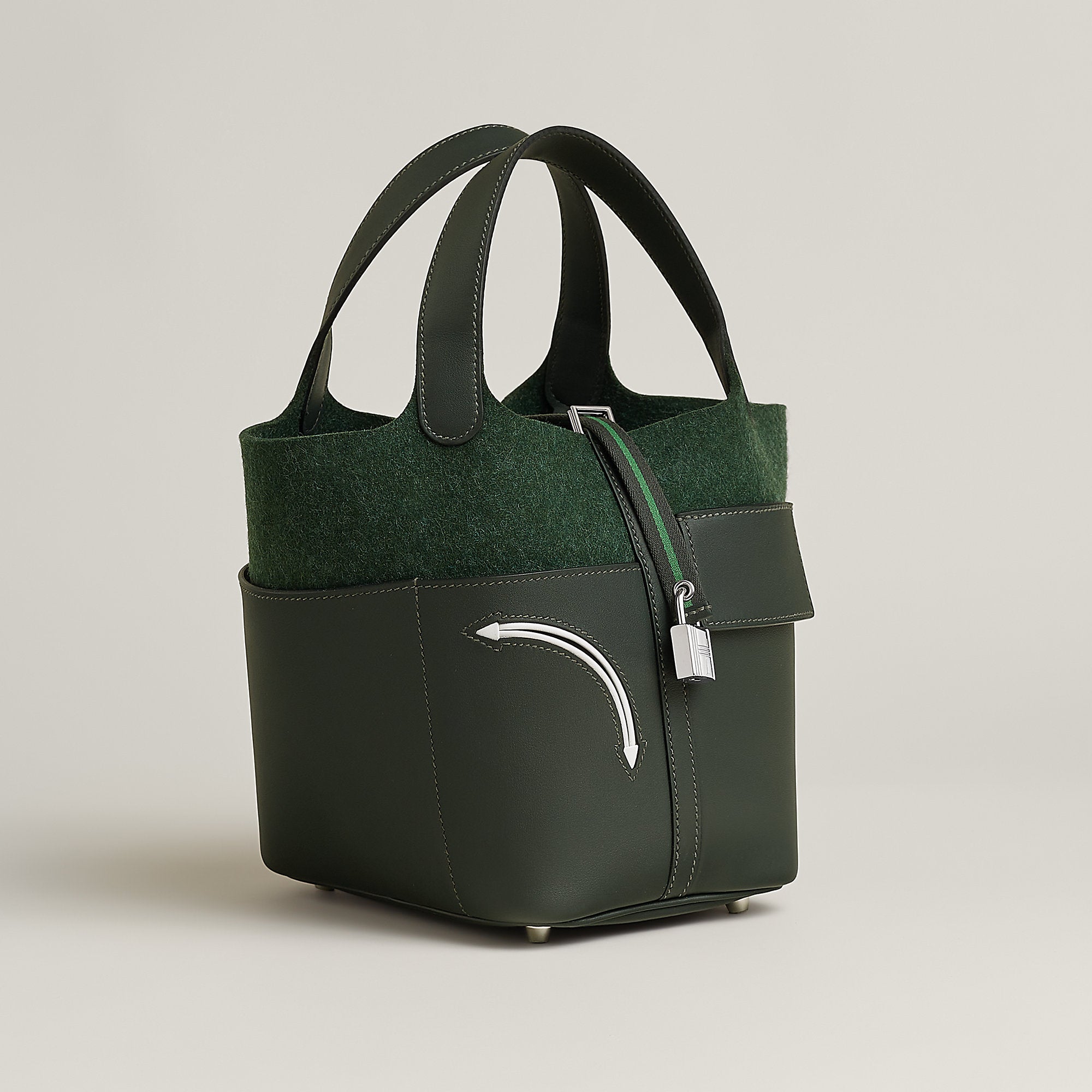  Hermes Picotin Lock 18 Bag Vert Fonc