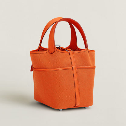  Hermes Picotin Lock 18 Pocket Bag Orange