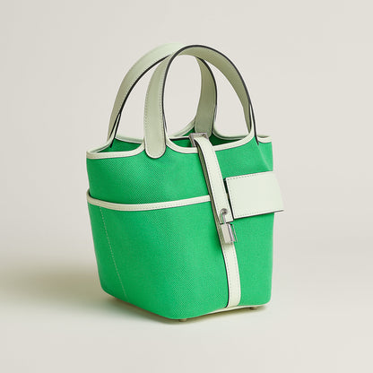  Hermes Picotin Lock 18 Pocket Bag Vert Comics