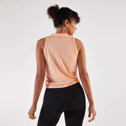 Kiprun Women's Short, Breathable Running Tank Top - Kiprun Run 500 - Yellow