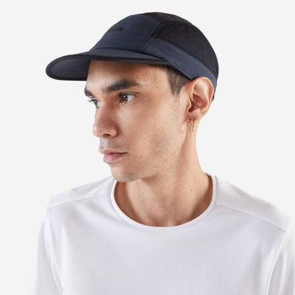 Kiprun Men's and Women's Running Cap, Blue White Purple