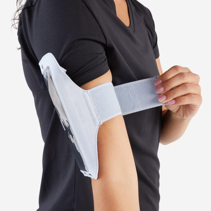 Kiprun Men’s and Women’s Running Arm Sleeves, Kiprun White