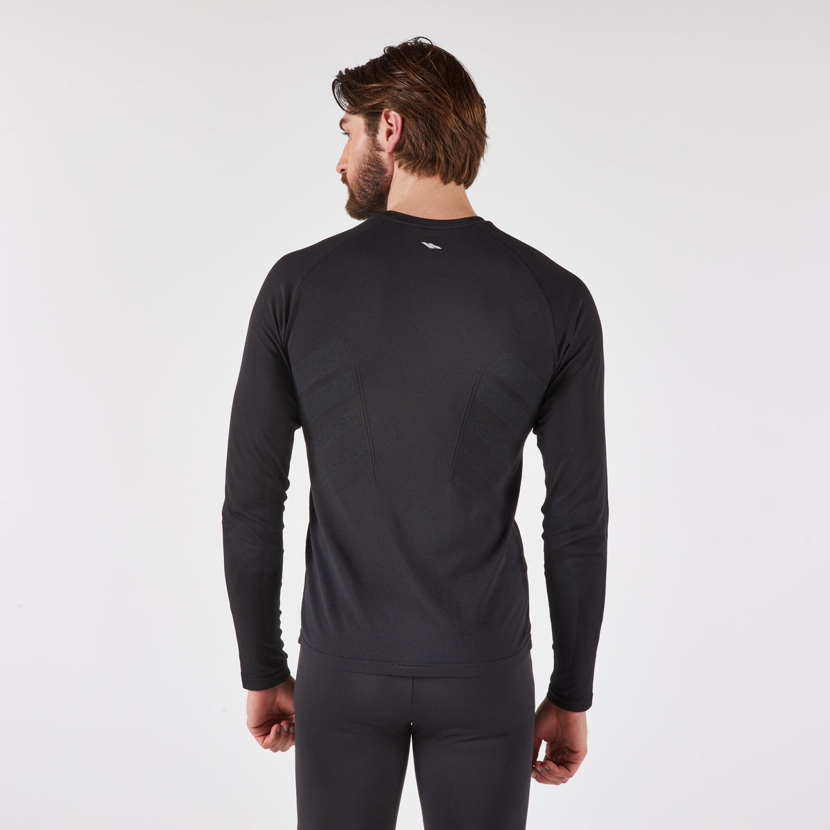 Kiprun Run 500 Warm Men's Long-Sleeved Zipped T-Shirt - Black