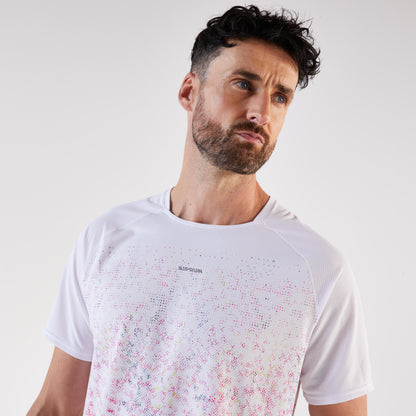 Kiprun Men's Trail Running T-Shirt, Kiprun Run 500 White
