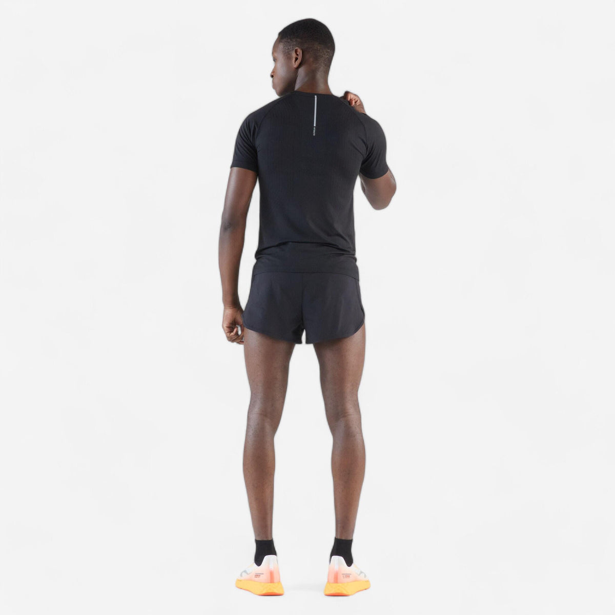 Kiprun Girls' Breathable Leggings Kiprun Dry+zip 900-Navy Green