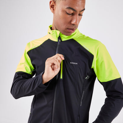 Kiprun Run 900 Warm Regul Men's Long-Sleeved Running Jacket - Black