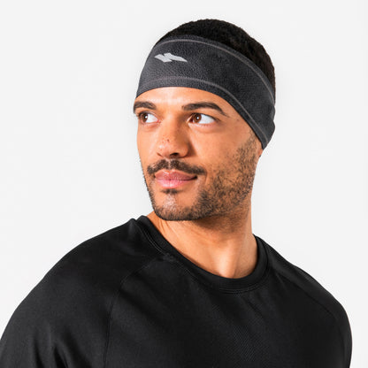 Kiprun Warm+ V2 Adult Warm Running Headband - Grey Graph