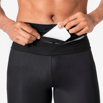 Kiprun Women’s Breathable Trail Running Leggings, Kiprun in Carbon Grey