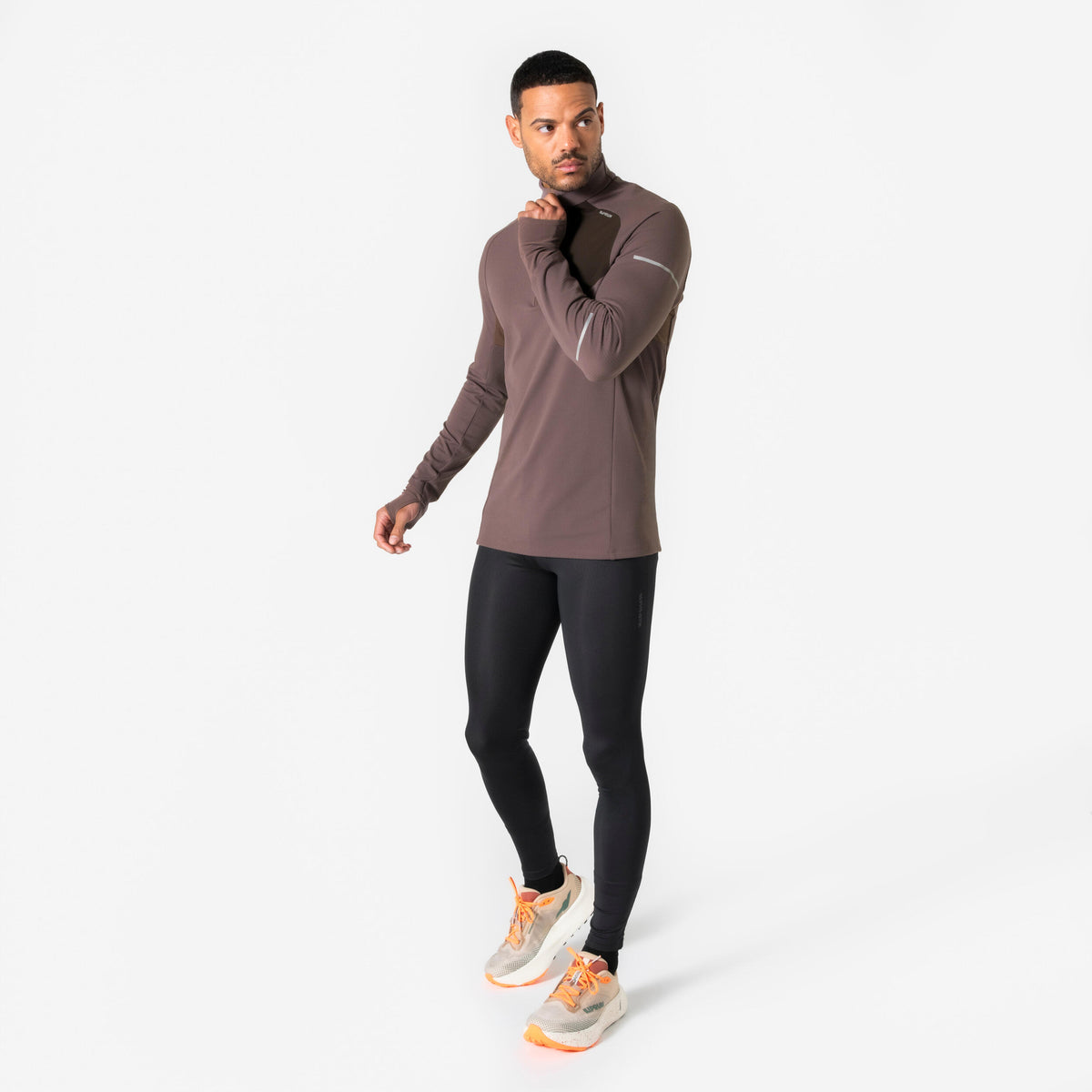 Kiprun Women’s Breathable Trail Running Leggings, Kiprun in Carbon Grey