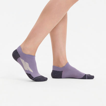 Kiprun Thick Running Socks Mid Pack of 2 Pairs Run 500 - Black / White