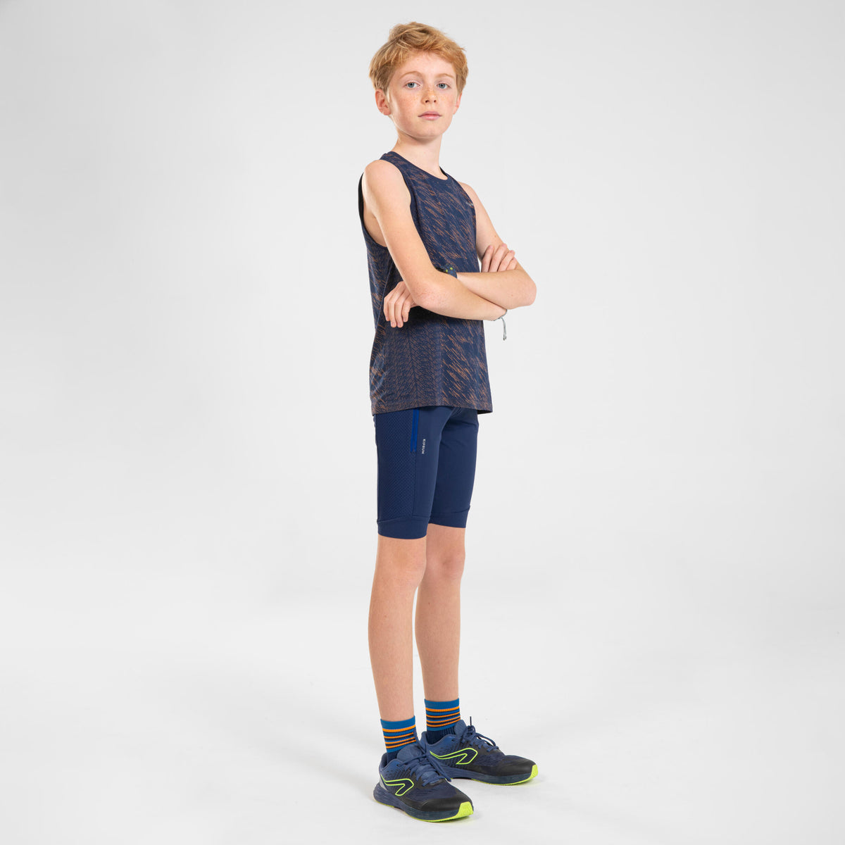Kiprun Kids' Warm Running Tights - Kiprun Warm+ Black