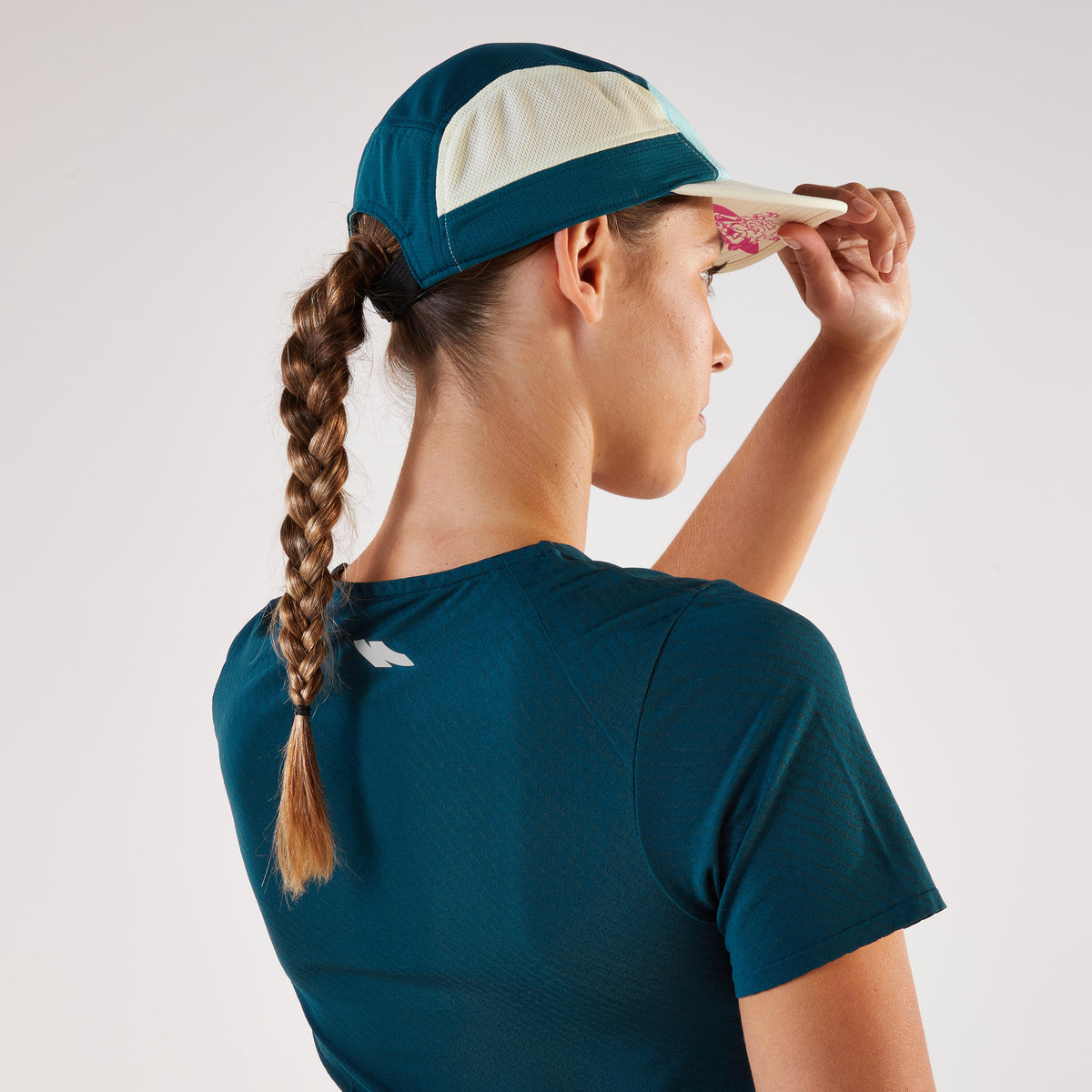 Kiprun Unisex Running Cap, Kiprun - Pink / Yellow