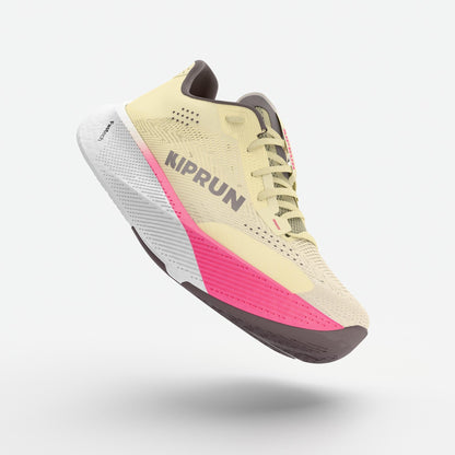 Kiprun Women's Road Running Shoes, Kiprun Kipride Blue and Yellow