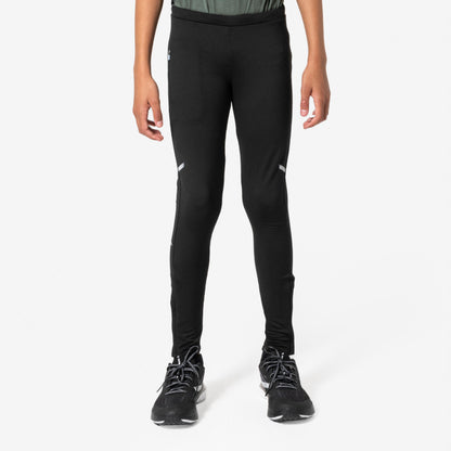 Kiprun Women's Breathable Short Running Leggings Dry+ Feel - Black