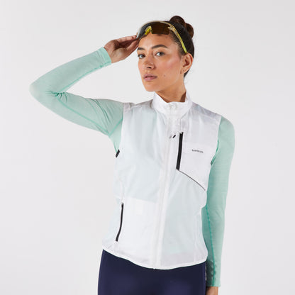 Kiprun Run Wind 500 Women's Sleeveless Running Jacket - Light Green