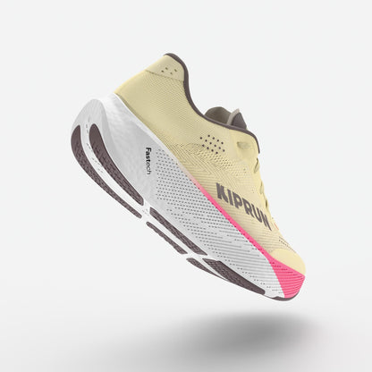 Kiprun Women's Road Running Shoes, Kiprun Kipride Blue and Yellow