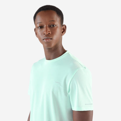 Kiprun Men's Breathable Running T-Shirt, Kiprun Run 500 Yellow