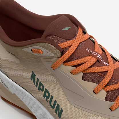 Kiprun Women's Road and Trail Running Shoes: Kiprun Kipcore Gravel Grey and White