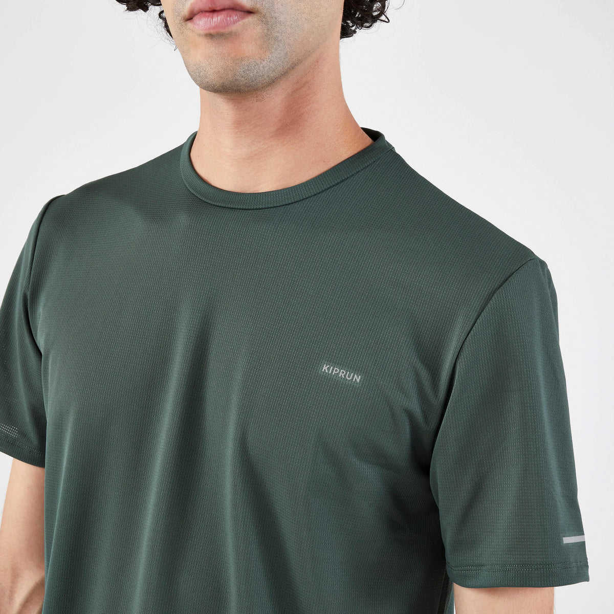 Kiprun Men's Running Breathable T-Shirt Kiprun Run 500 Dry-Black