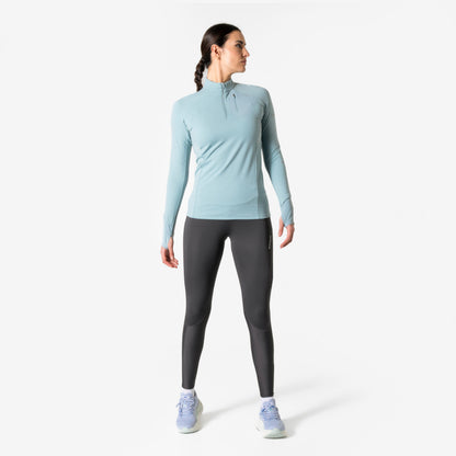 Kiprun SM 500 Run Warm Women's Sleeveless Running Jacket - Black