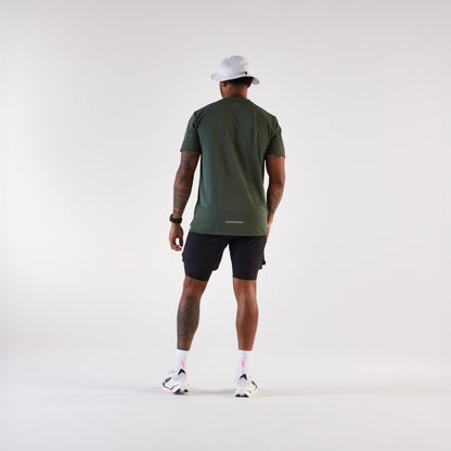 Kiprun Men's Trail Running T-Shirt, Kiprun Run 500 Blue