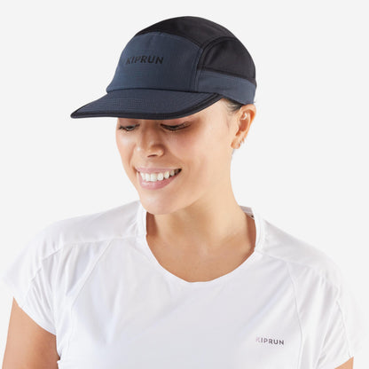 Kiprun Men's and Women's Running Cap, Blue White Purple