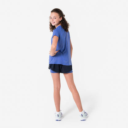 Kiprun Kids' Windproof Running Jacket - Kiprun Wind Jacket JR - Navy