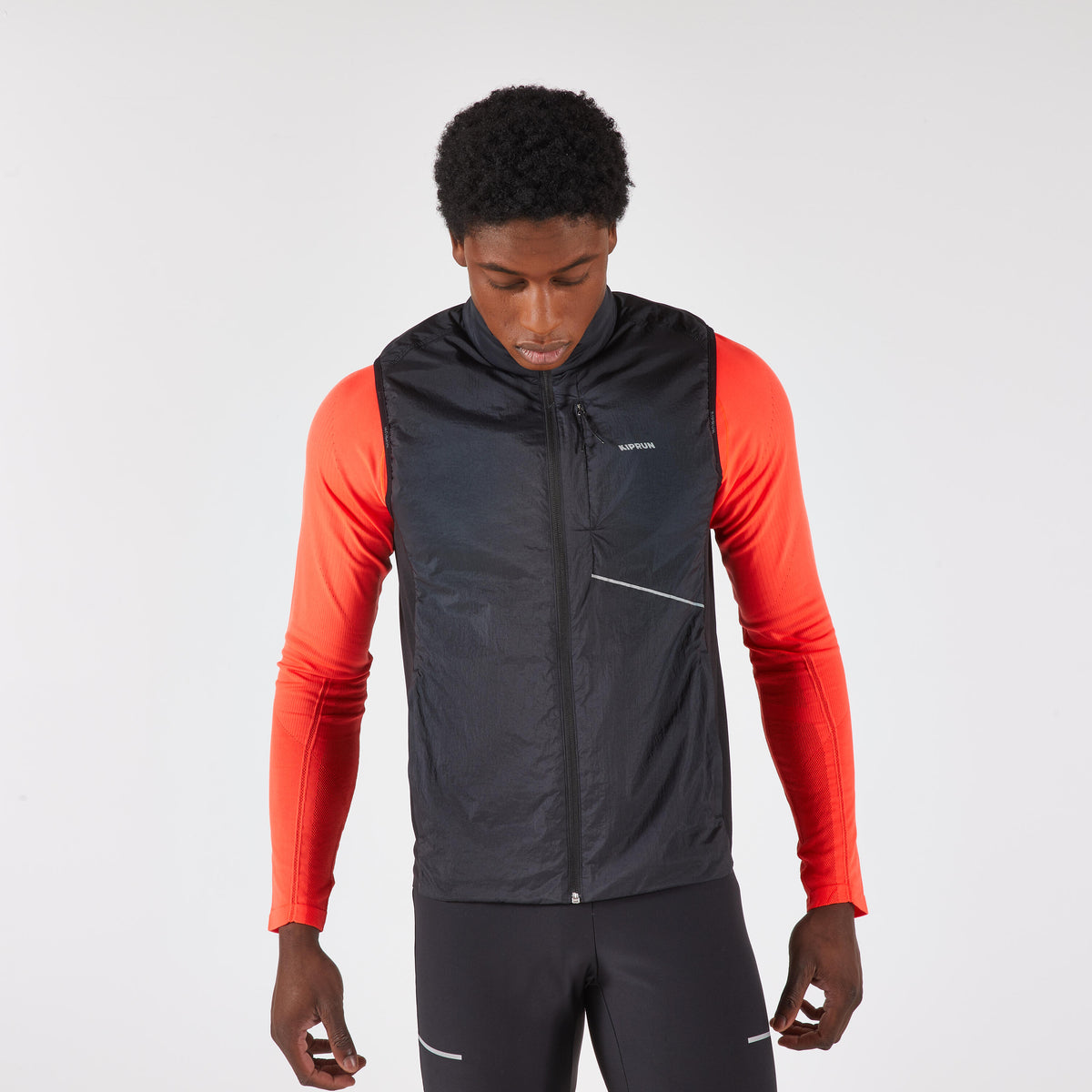 Kiprun 3-In-1 Children's Waterproof Running Jacket with Removable Padded Jacket - Blue