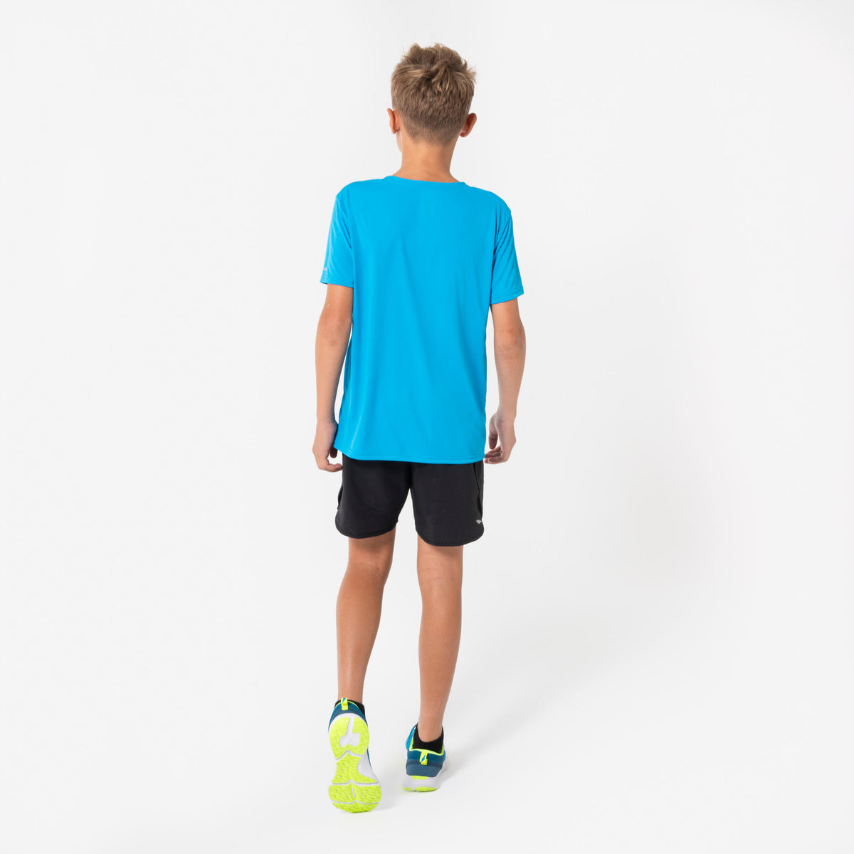 Kids' Kiprun Skincare Long-Sleeved Running T-Shirt - Navy Grey