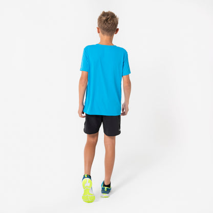 Kids' Kiprun Skincare Long-Sleeved Running T-Shirt - Navy Grey